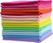 Bright Solid Fat Quarter Fabric Bundle – 18 x 22 Inch Quilting Cotton Pieces in Vibrant Solid Colors. Perfect for Sewing, Quilting, Crafting, and DIY Fabric Projects.